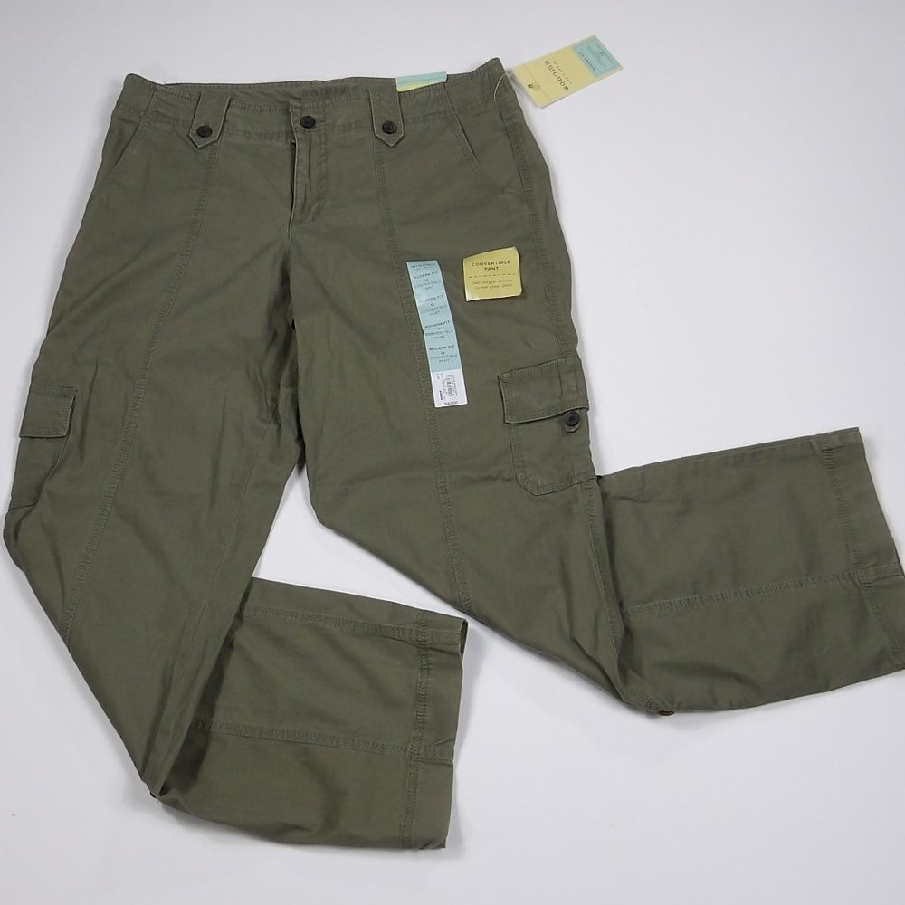 Sonoma Life & style Army Green Women's pants /convertible Pants New w/tag